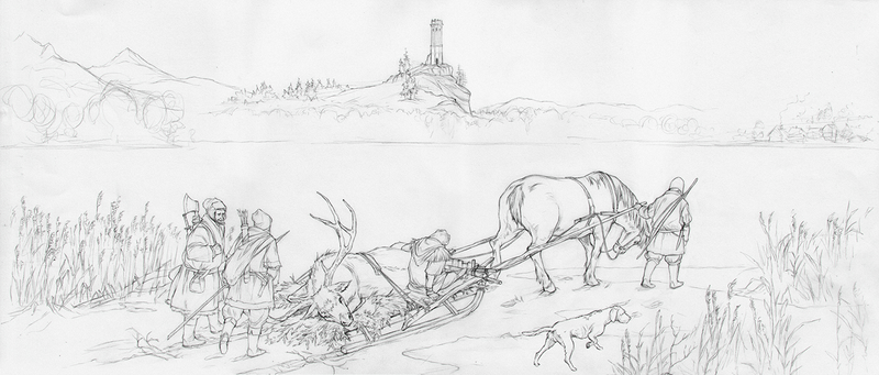 Illustration for article titled The Beautiful Sketches Behind The Witcher 3's Ending